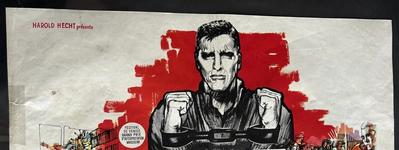 BIRDMAN OF ALCATRAZ Belgian '63 art of Burt Lancaster, изображение 2