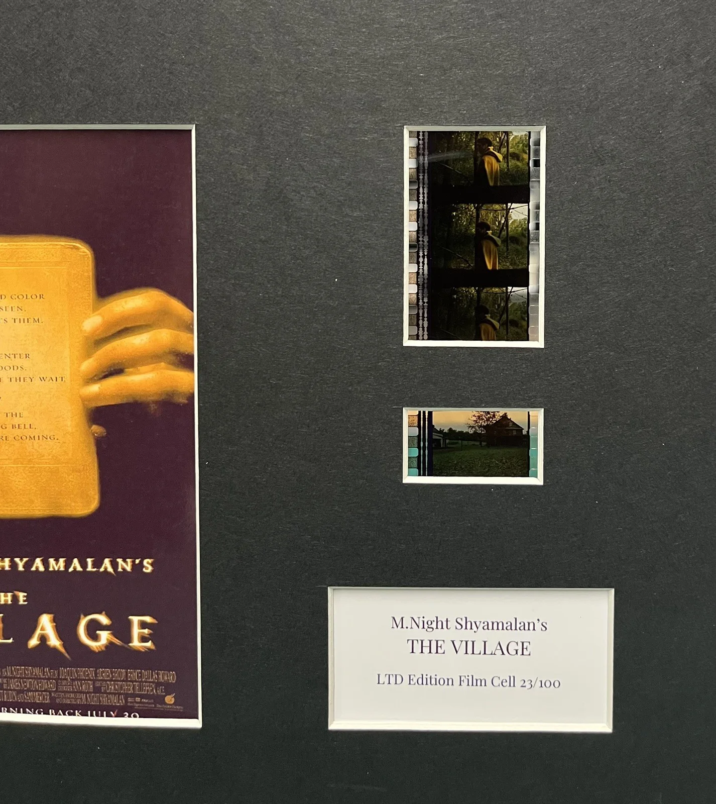 THE VILLAGE. . 35mm Film Cell Mounted Display, image 3