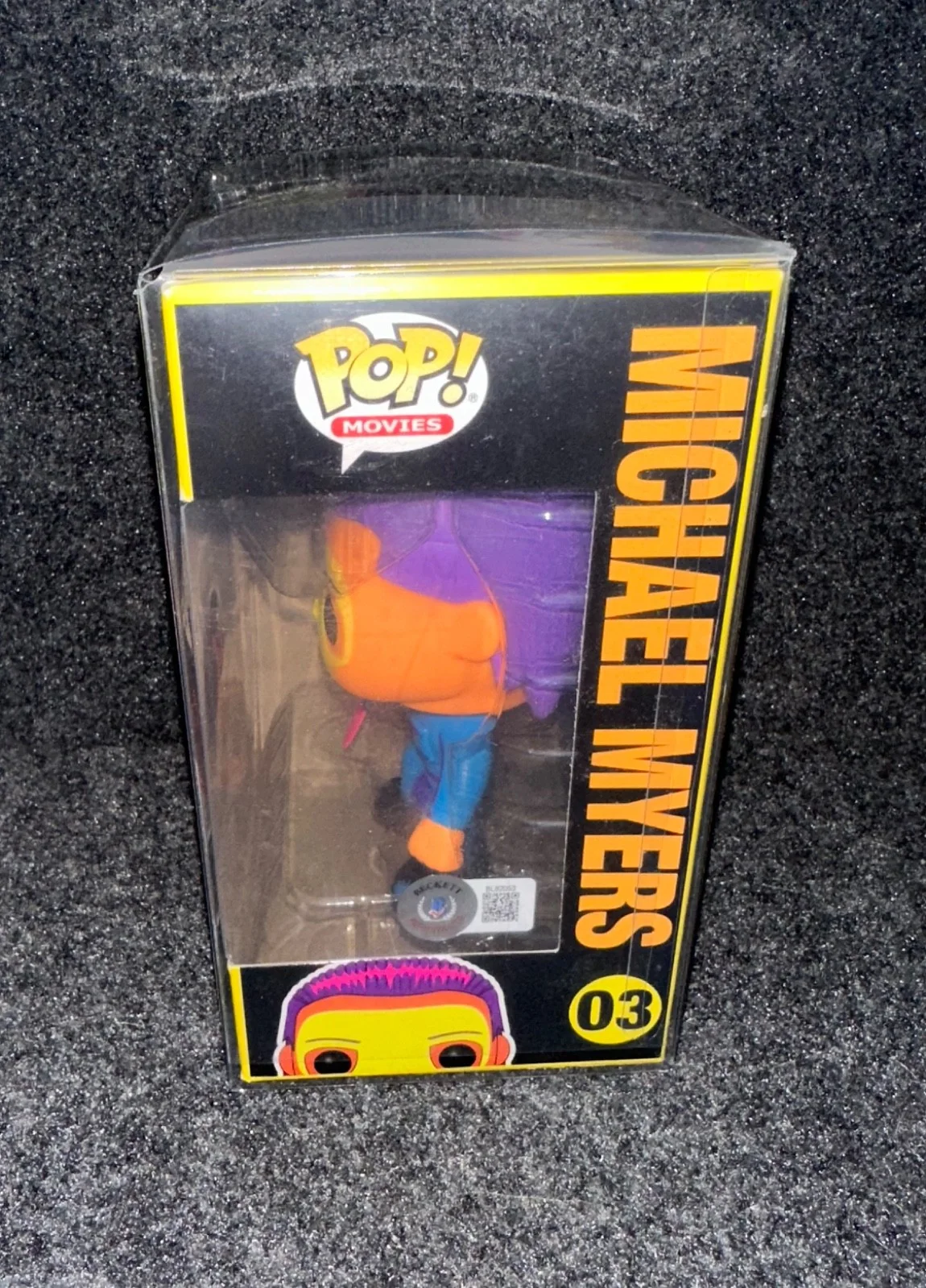 Nick Castle Autographed Michael Myers Funko Halloween 03 Shape JSA COA, изображение 2