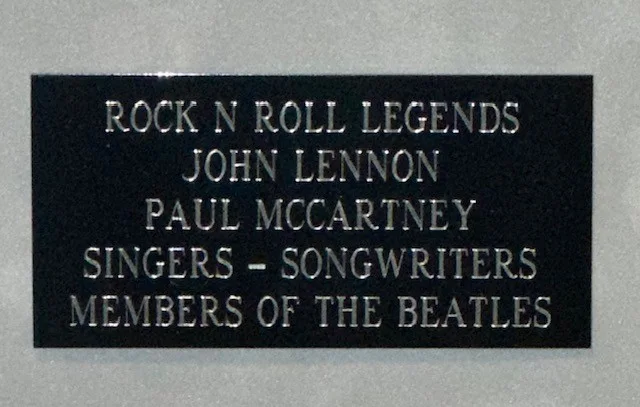 The Beatles John Lennon & Paul McCartney Framed Autographs (JSA LOA), изображение 5