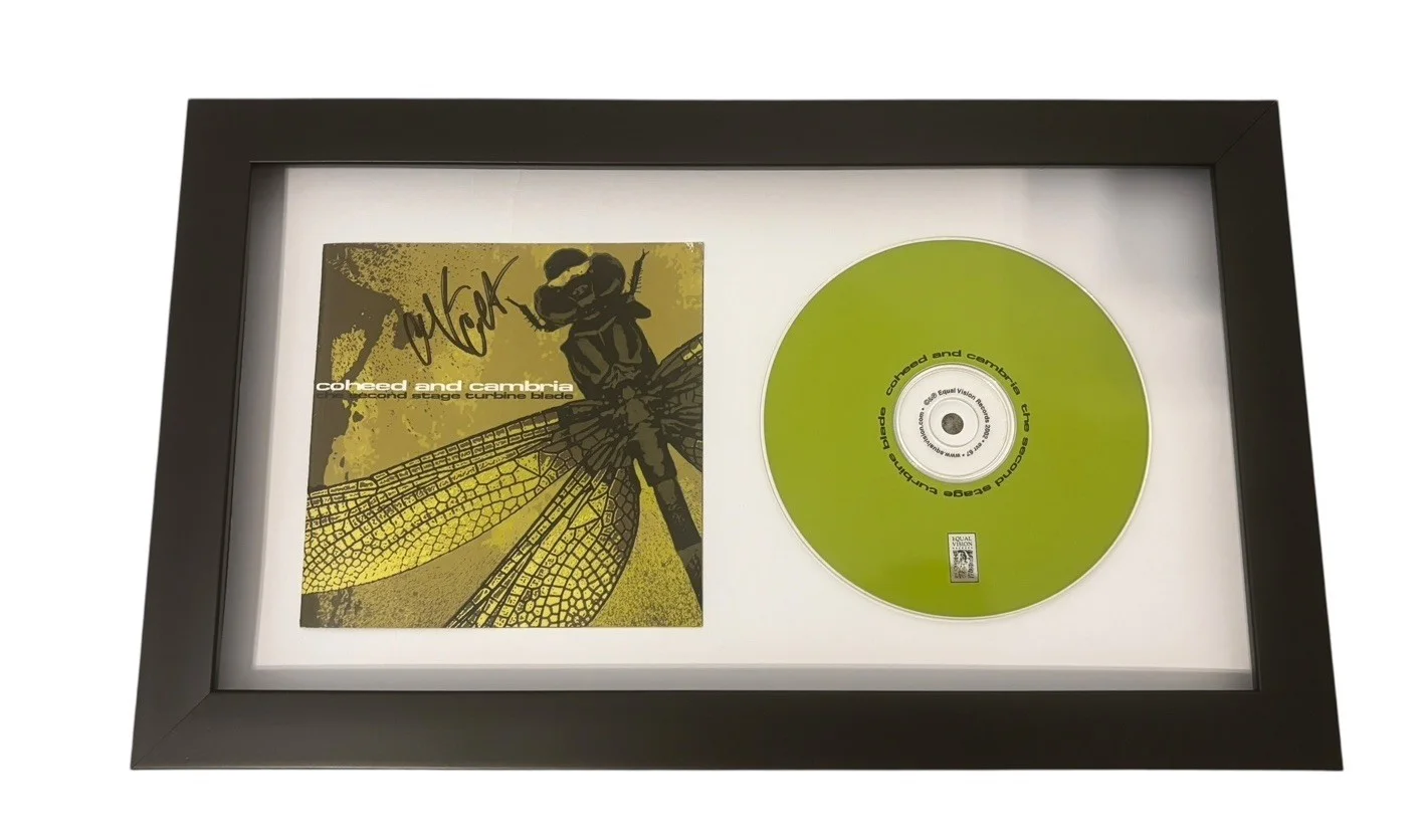 CLAUDIO SANCHEZ COHEED & CAMBRIA SIGNED AUTOGRAPH SECOND STAGE FRAMED CD JSA COA, image 3