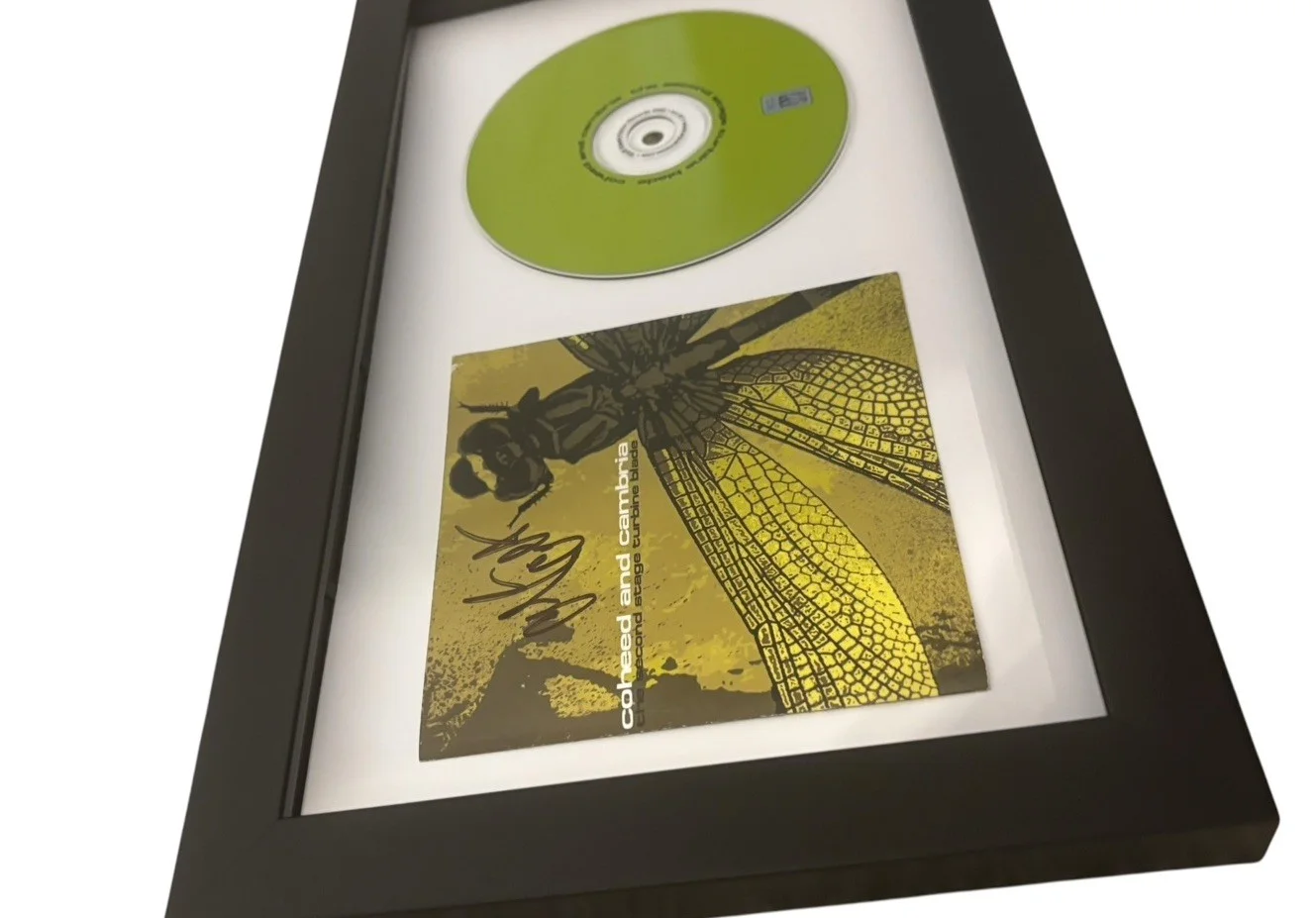 CLAUDIO SANCHEZ COHEED & CAMBRIA SIGNED AUTOGRAPH SECOND STAGE FRAMED CD JSA COA, image 4