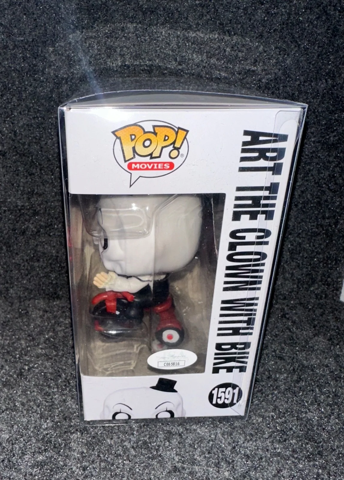 David Howard Thornton — DAVID HOWARD THORNTON Signed FUNKO POP Figure Art the Clown TERRIFIER JSA COA, изображение 2