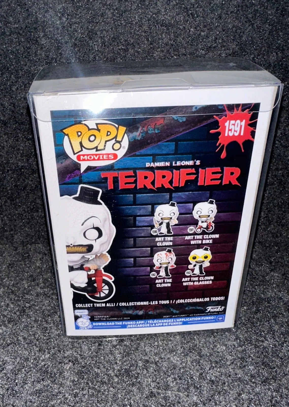 David Howard Thornton — DAVID HOWARD THORNTON Signed FUNKO POP Figure Art the Clown TERRIFIER JSA COA, изображение 3