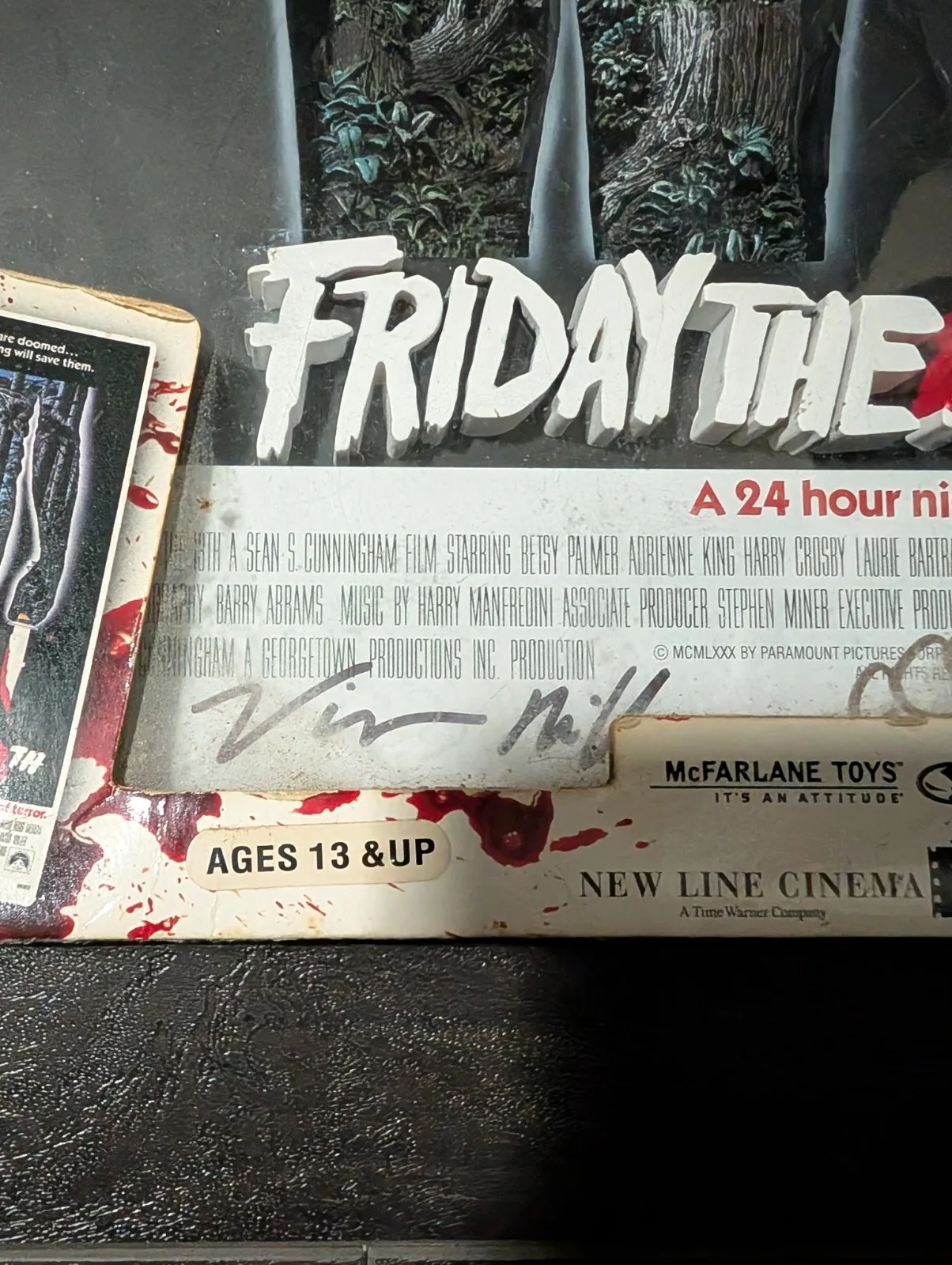 Friday The 13th McFarlane 3D Poster Signed By Victor Miller And Sean Cunningham, image 2