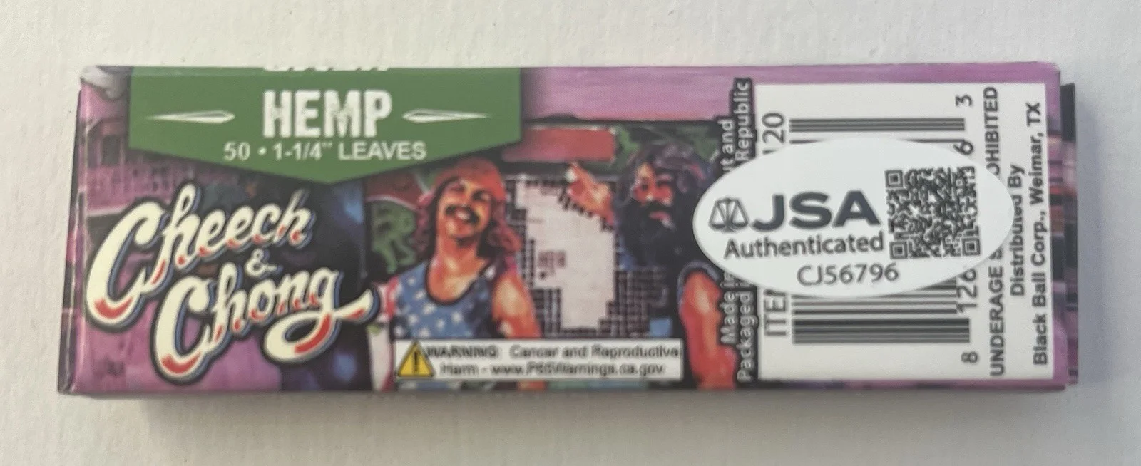 Cheech, Chong — Cheech & Chong Rolling Papers W/ Coa-JSA-, image 2