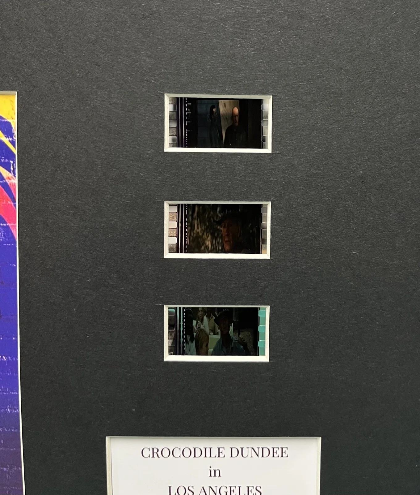 CROCODILE DUNDEE IN LOS ANGELES. 35mm Film Cell MOUNTED DISPLAY, image 2