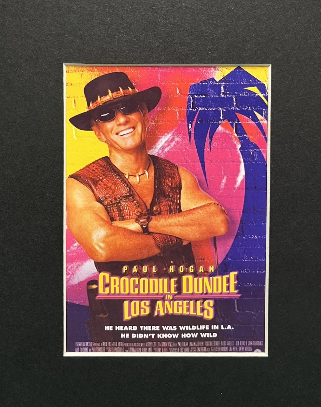 CROCODILE DUNDEE IN LOS ANGELES. 35mm Film Cell MOUNTED DISPLAY, image 3