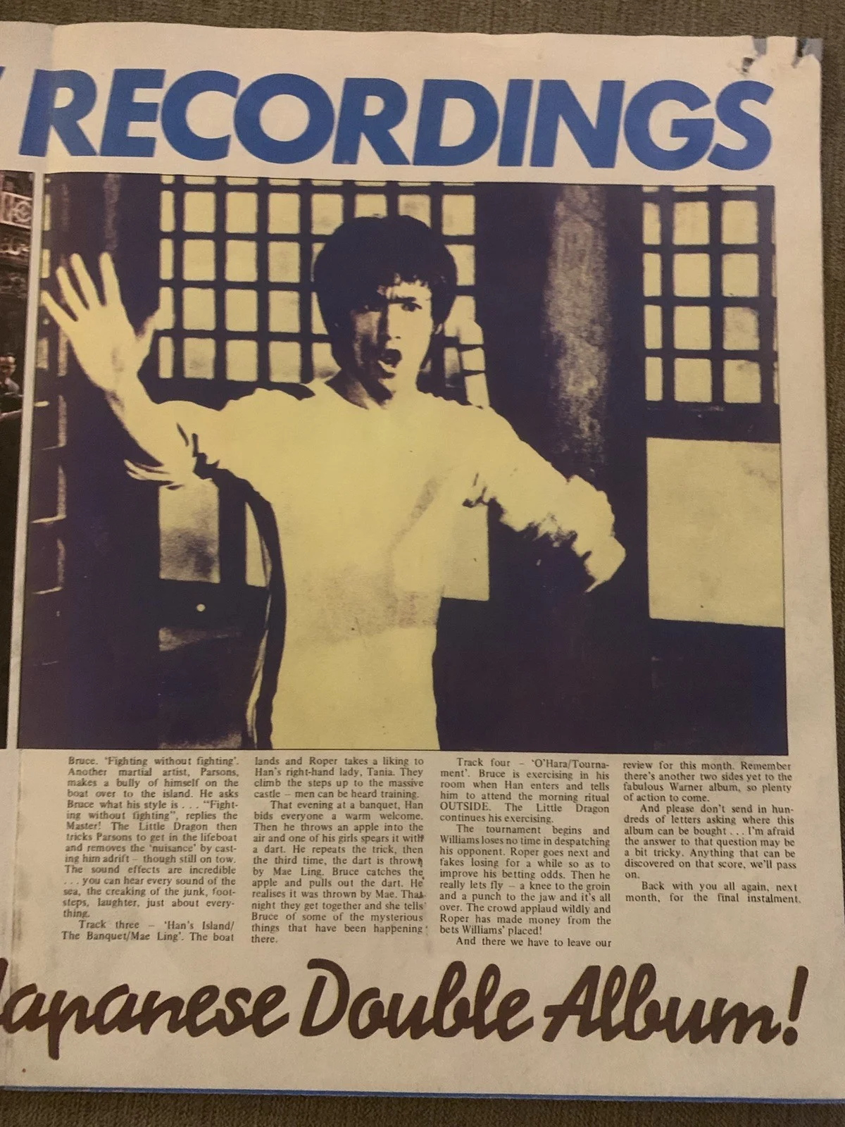 Bruce Lee Kung Fu Monthly Issue 42- Hong Kong Action Cinema Rare Poster Magazine, изображение 2