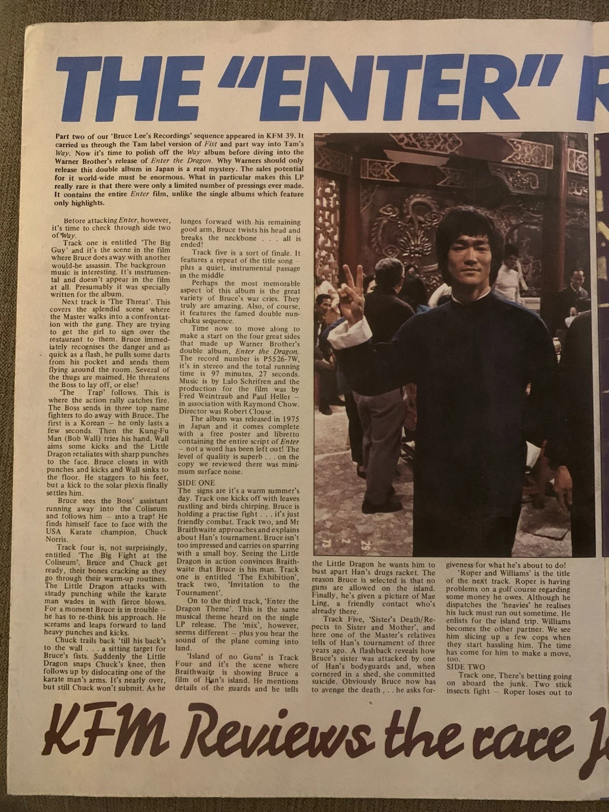 Bruce Lee Kung Fu Monthly Issue 42- Hong Kong Action Cinema Rare Poster Magazine, изображение 3