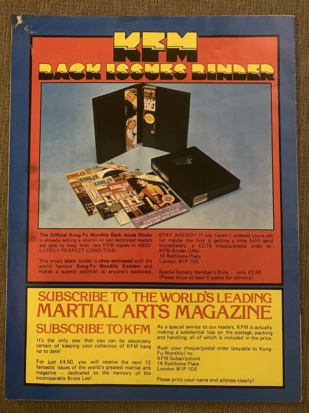 Bruce Lee Kung Fu Monthly Issue 42- Hong Kong Action Cinema Rare Poster Magazine, изображение 4