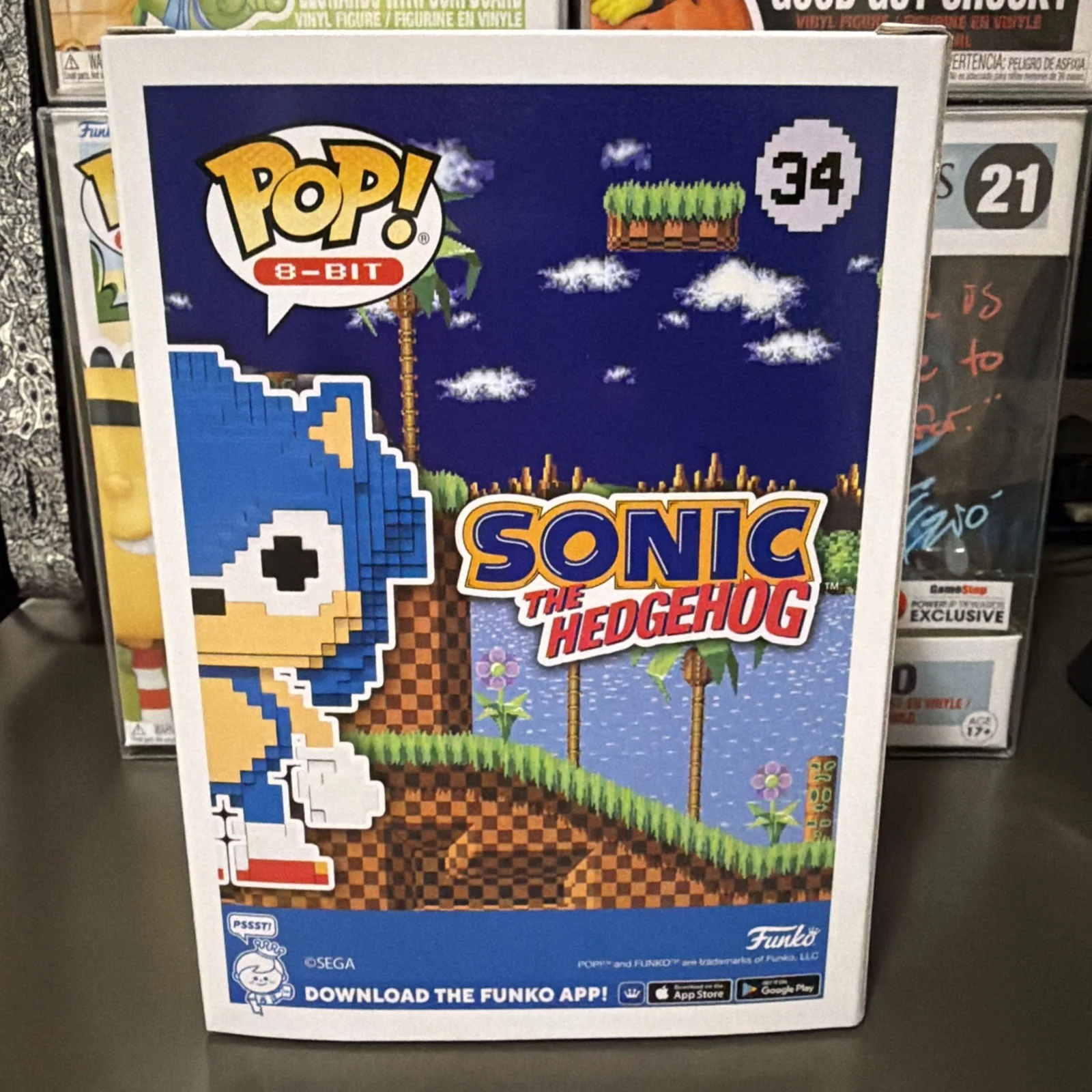 ✍️ Funko Pop! Jason Griffith Signed Sonic The Hedgehog #34 Target COA w/Armor, image 5