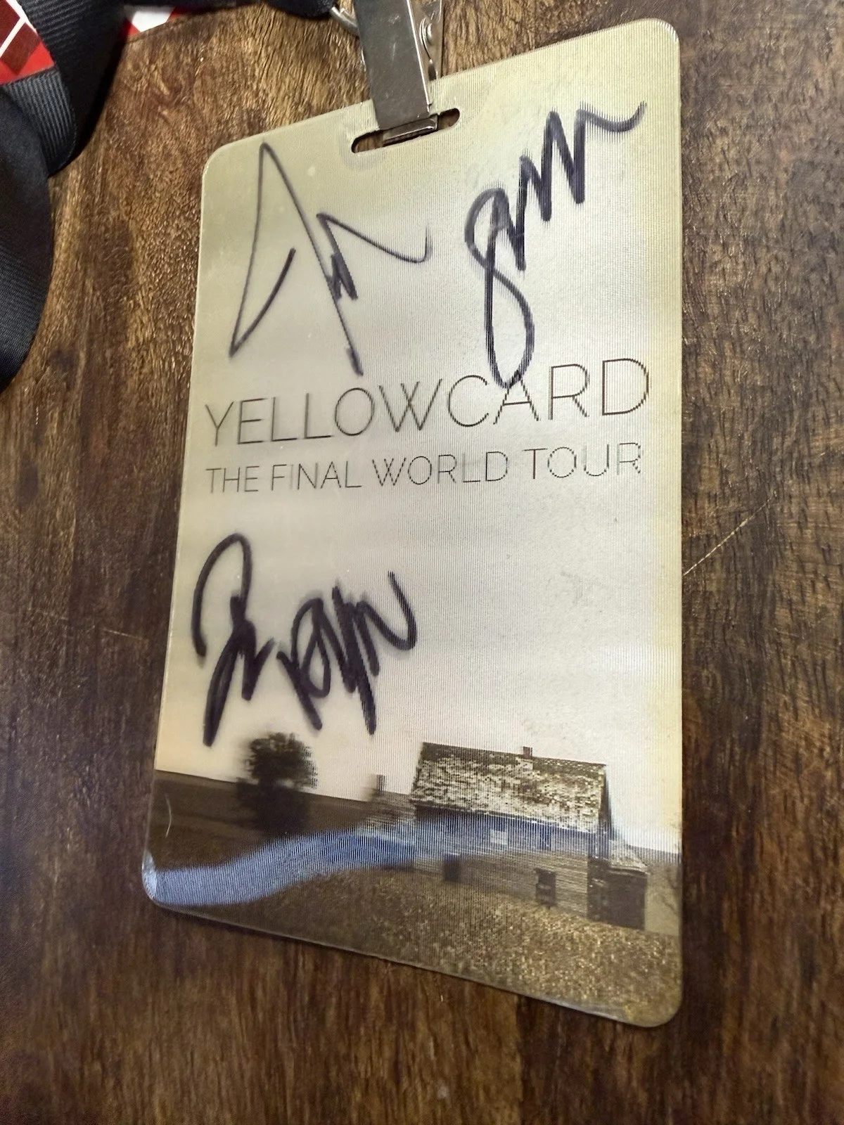Yellowcard Signed VIP Tour Pass ‘the Final World Tour’ Autograph, изображение 4