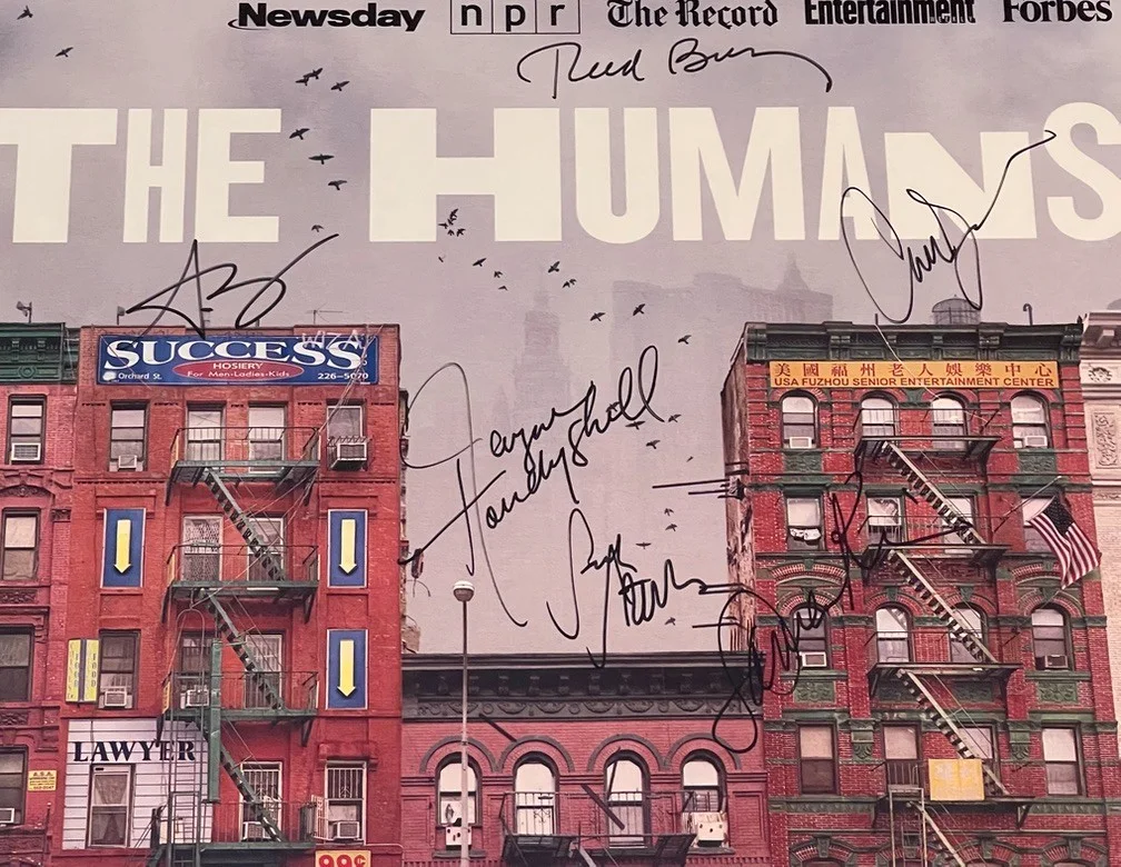 Cast — Tony Winning / Cast Signed - "The Humans" Broadway Poster - Silver Metal Frame, image 2