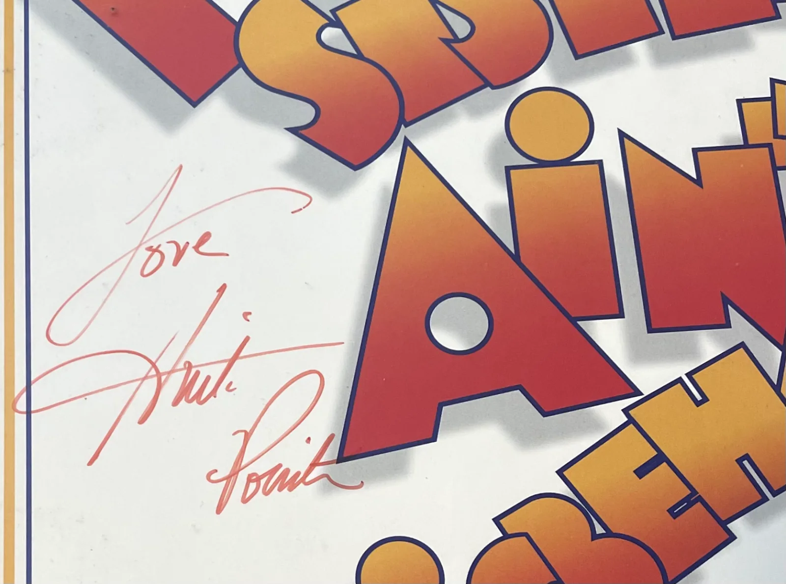 Cast — The Pointer Sisters Signed - Ain't Misbehavin' Broadway Poster Gold Metal Frame, image 2