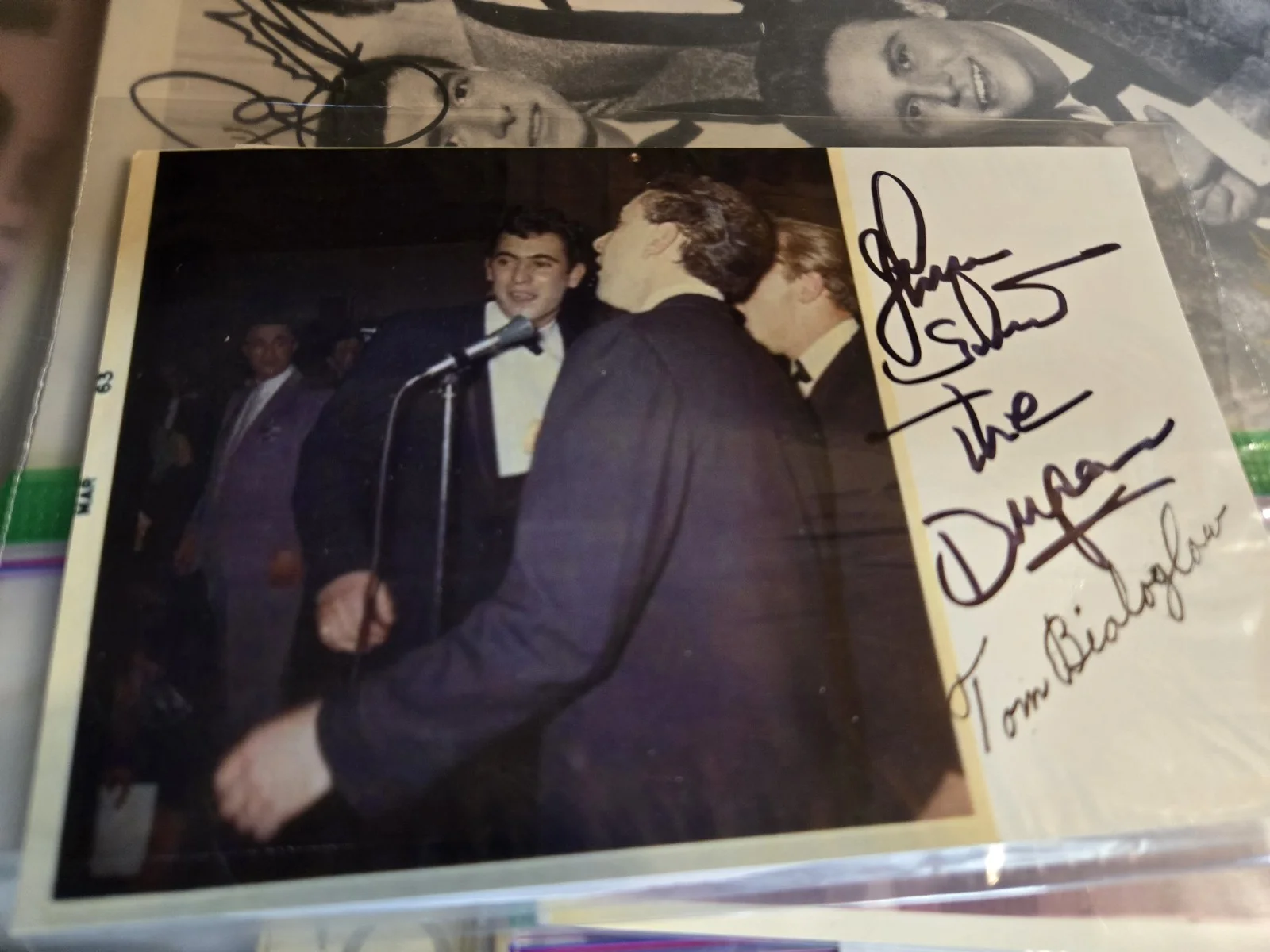 Duprees Autographed Photo Of Two Original Members Autographed, изображение 2