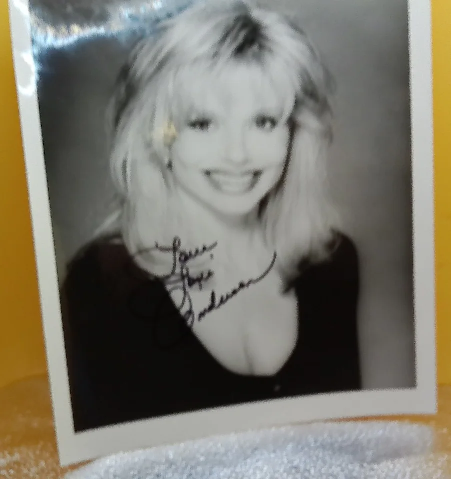 Loni Anderson WKRP Cincinnati TV star Burt Reynolds ex hand signed photo, изображение 2