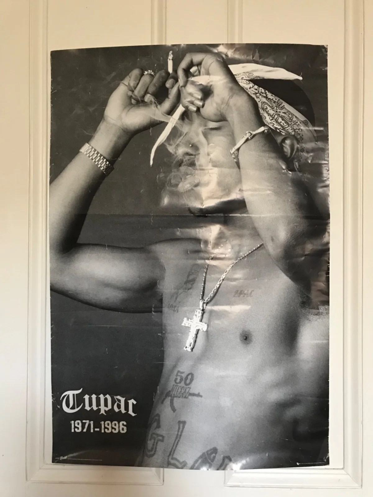 VINTAGE RARE LARGE Tupac Poster, image 2