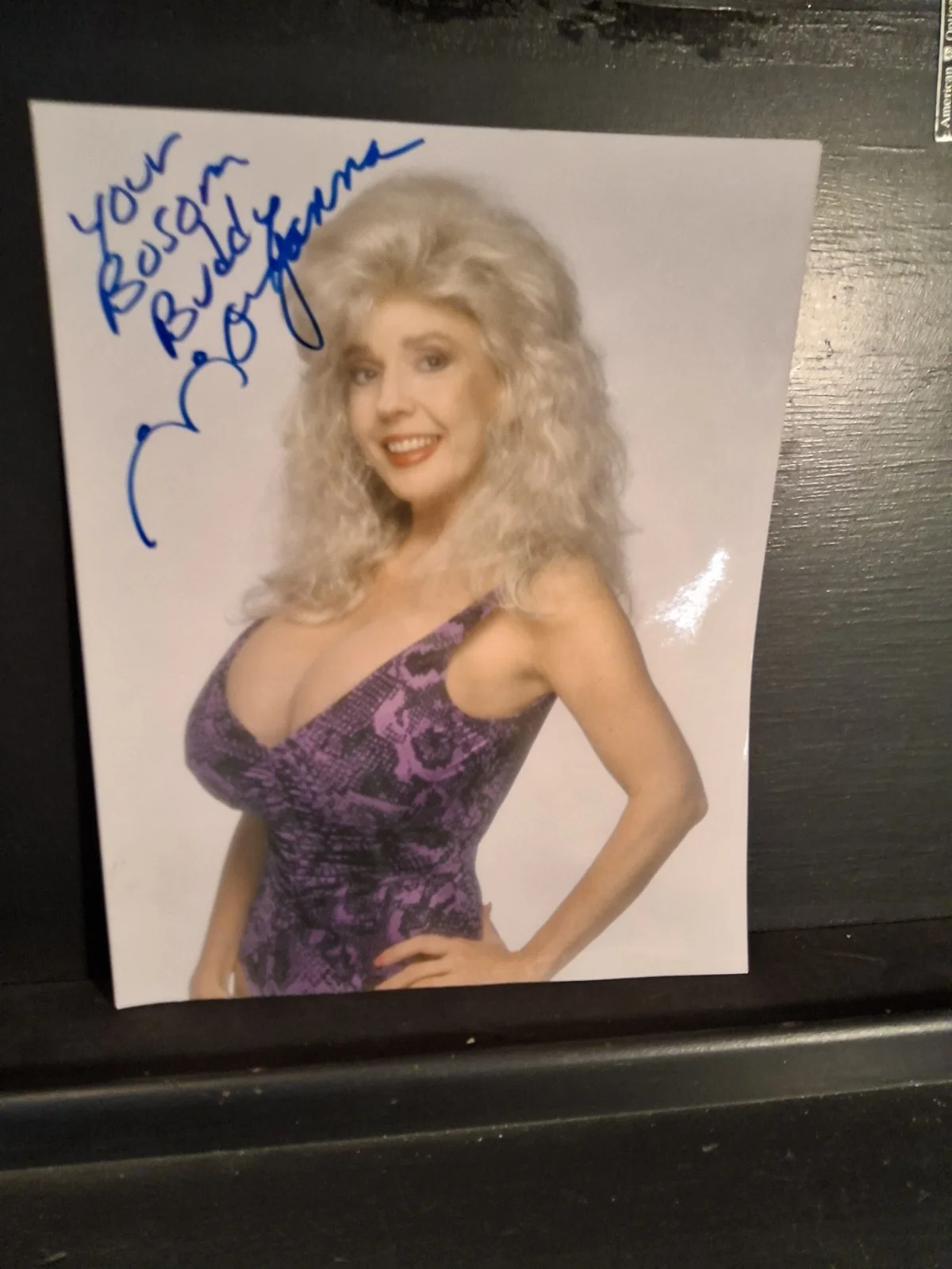 Bosom Buddy Morganna Roberts Photo/ Autographed, изображение 3