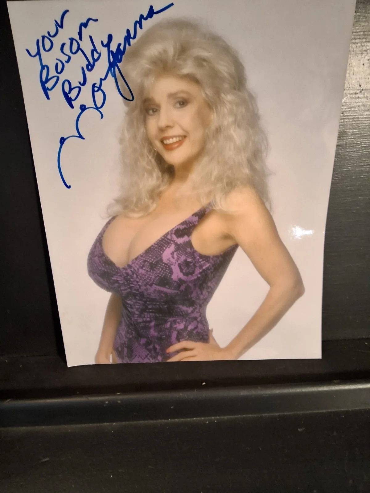 Bosom Buddy Morganna Roberts Photo/ Autographed, изображение 5