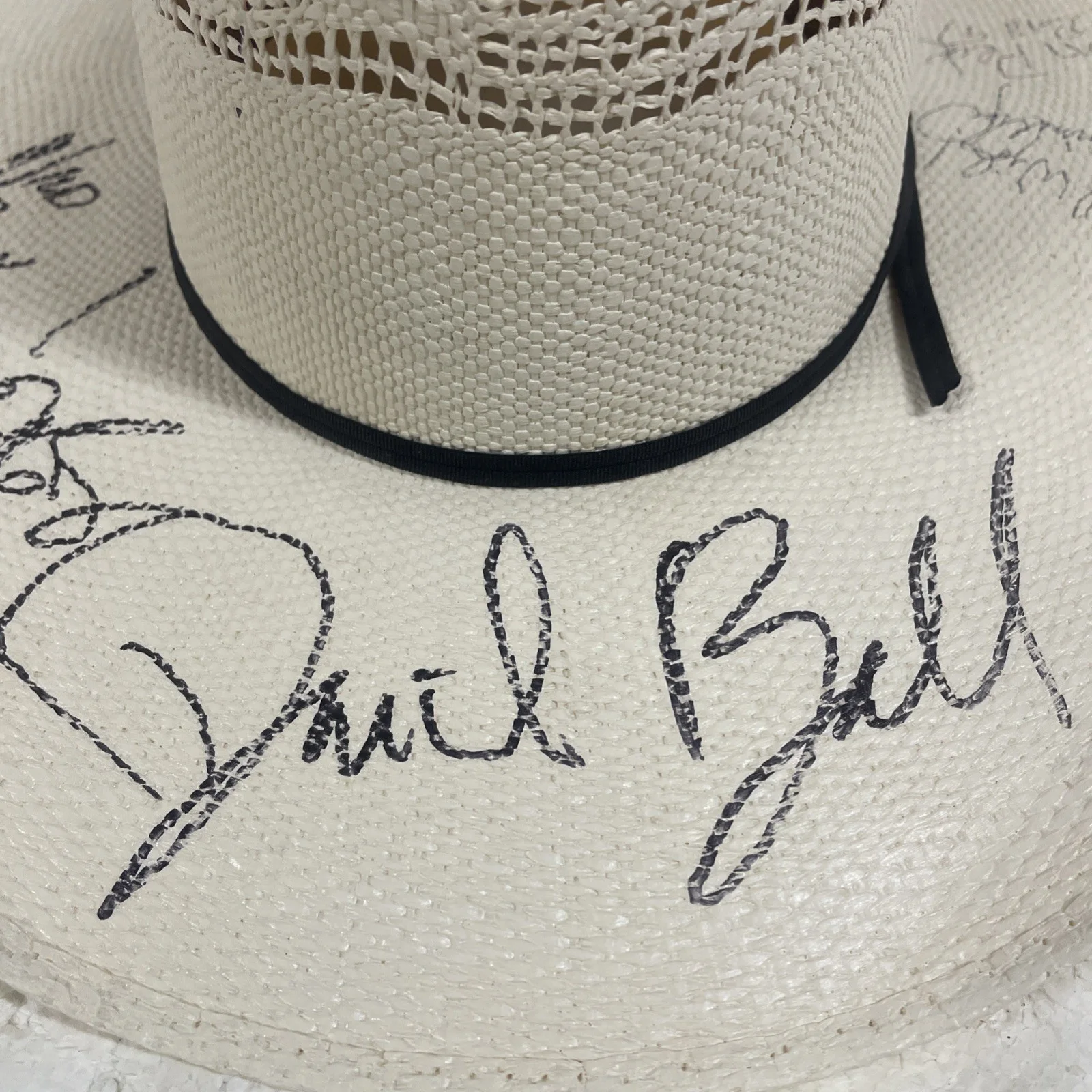 Vtg Autographed Signed Cowboy Hat Country Music Artists -David Ball Plus Extras, изображение 2