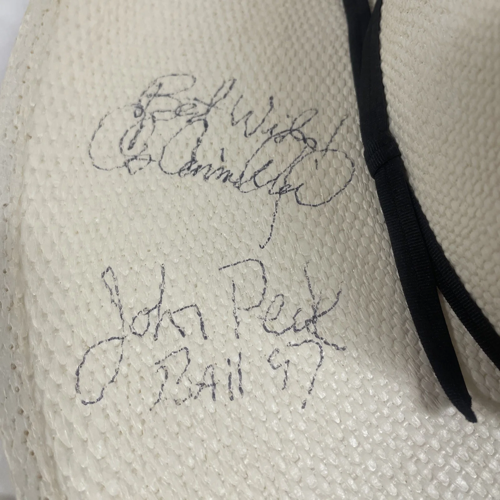 Vtg Autographed Signed Cowboy Hat Country Music Artists -David Ball Plus Extras, изображение 4