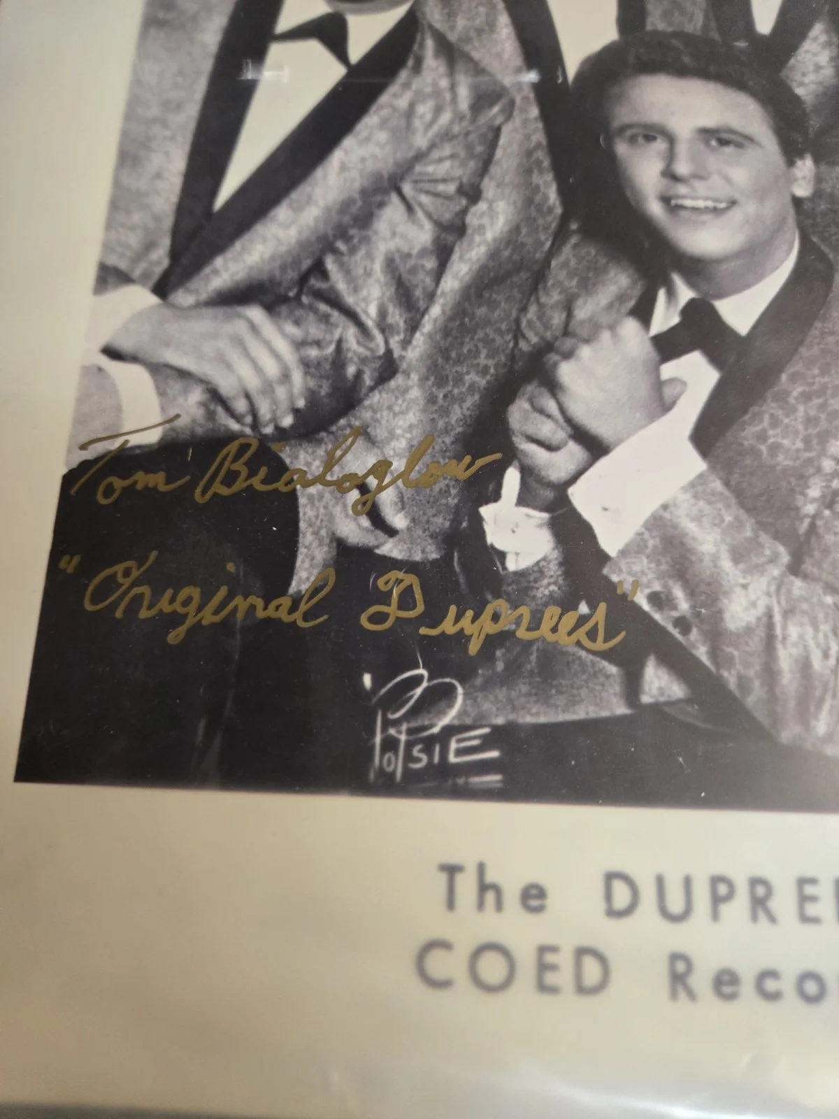 Duprees Autographed 8x10 Photo By 2 Original Members Personalized Rare, изображение 3