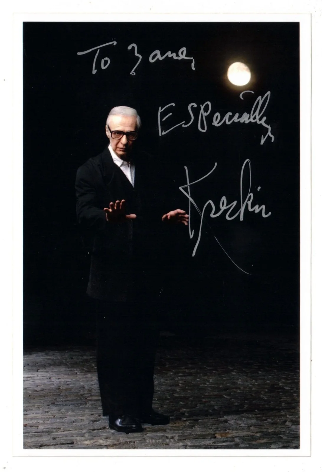 The Amazing Kreskin — The Amazing Kreskin HAND SIGNED 4x6 Photograph! Magician! Autograph!