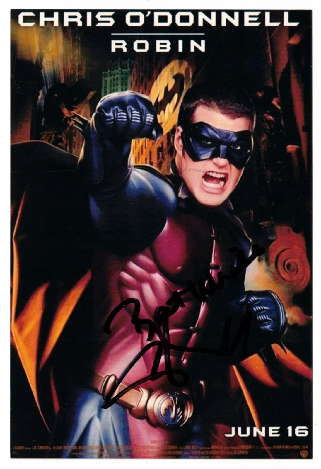 Chris O'Donnell — Chris O'Donnell HAND SIGNED 4x6 Photograph! Robin! Batman Forever! Autograph!