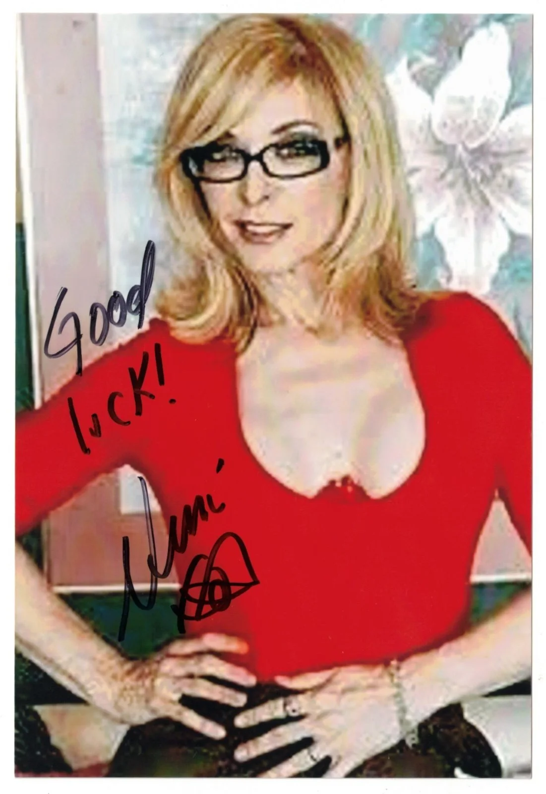 Nina Hartley — Nina Hartley HAND SIGNED 4x6 Photograph! Adult Film Star! Model! Autograph!
