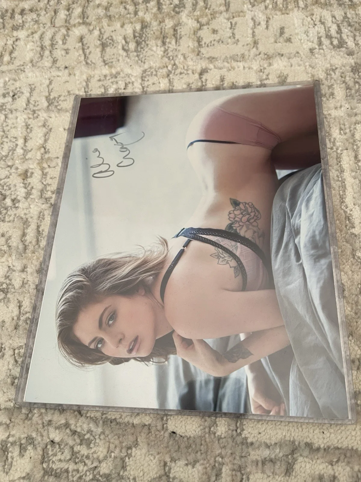 Joanna Angel & Alie Craig Two adult Porn Playboy Autographs 8x10 in plastic 2, изображение 5