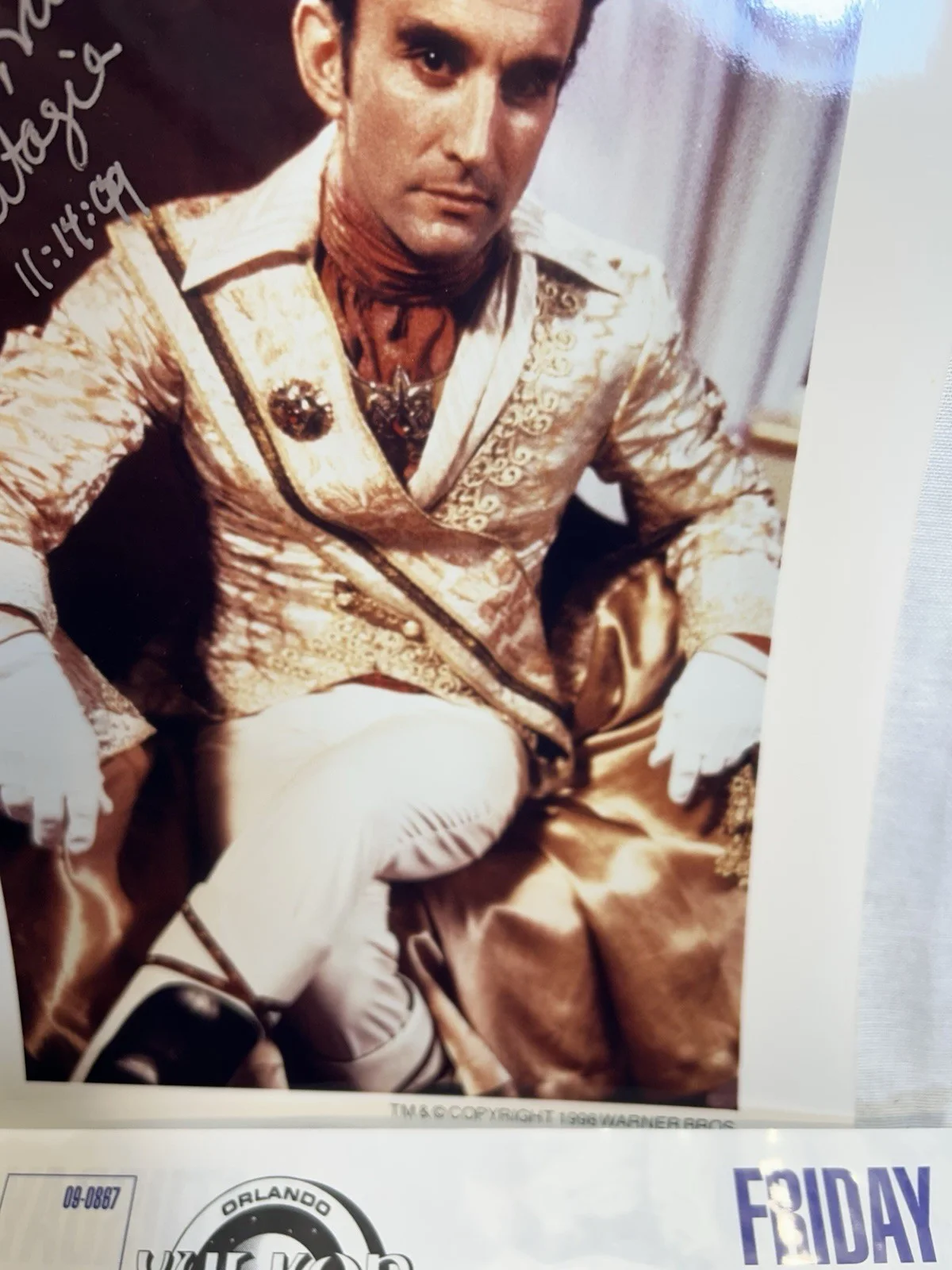 Robert Krimmer — Babylon 5 Robert Krimmer Signed 8x10 Emperor Cartagia Vulkon 99 Show W/ Photo, изображение 4