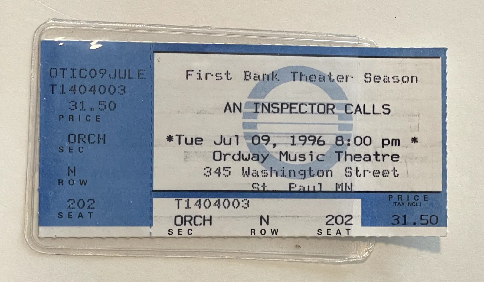 Cast — Rare Stacy Keach Signed "An Inspector Calls" Broadway Poster Silver Metal Frame, image 5