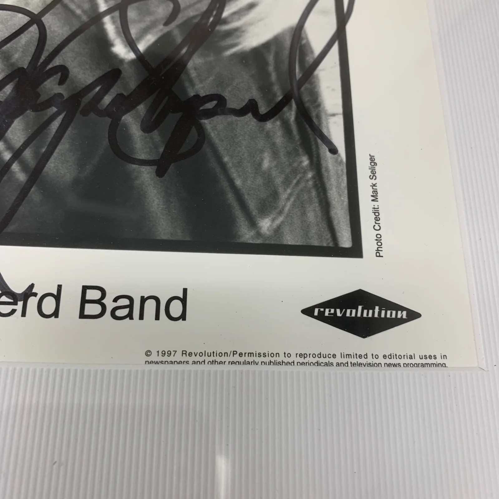 Vtg 1997 Kenny Wayne Shepherd Signed Photo Autograph Revolution Record Label COA, изображение 4