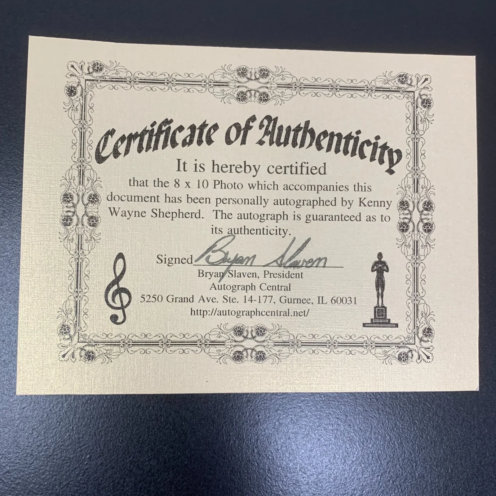 Vtg 1997 Kenny Wayne Shepherd Signed Photo Autograph Revolution Record Label COA, изображение 5