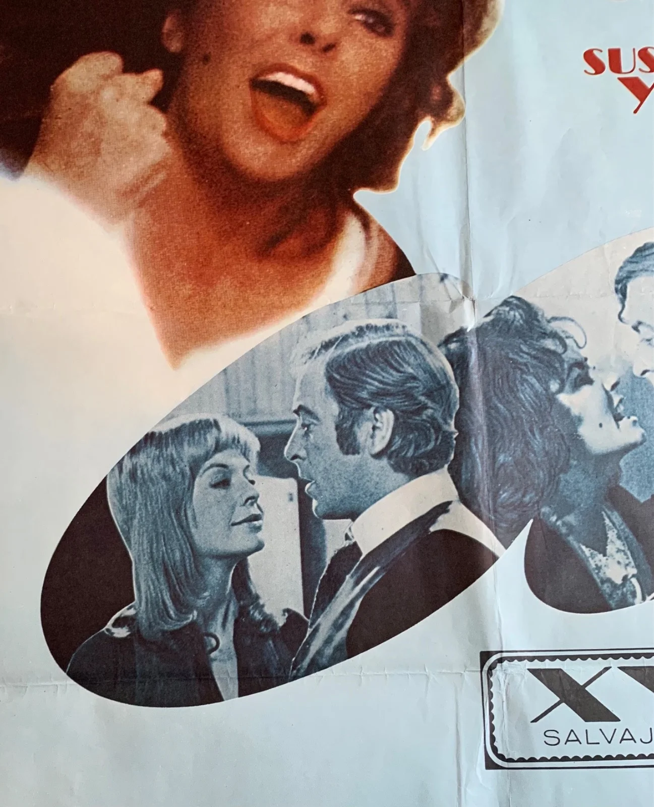 X Y & ZEE ZEE & CO ORIGINAL VINTAGE FILM LARGE QUAD MOVIE POSTER 1972 LIZ TAYLOR, изображение 4