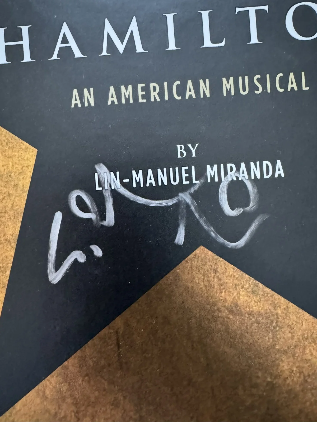 Lin Manuel Miranda Signed Hamilton Vinyl Boxset *ON COVER* Alexander Hamilton, image 2