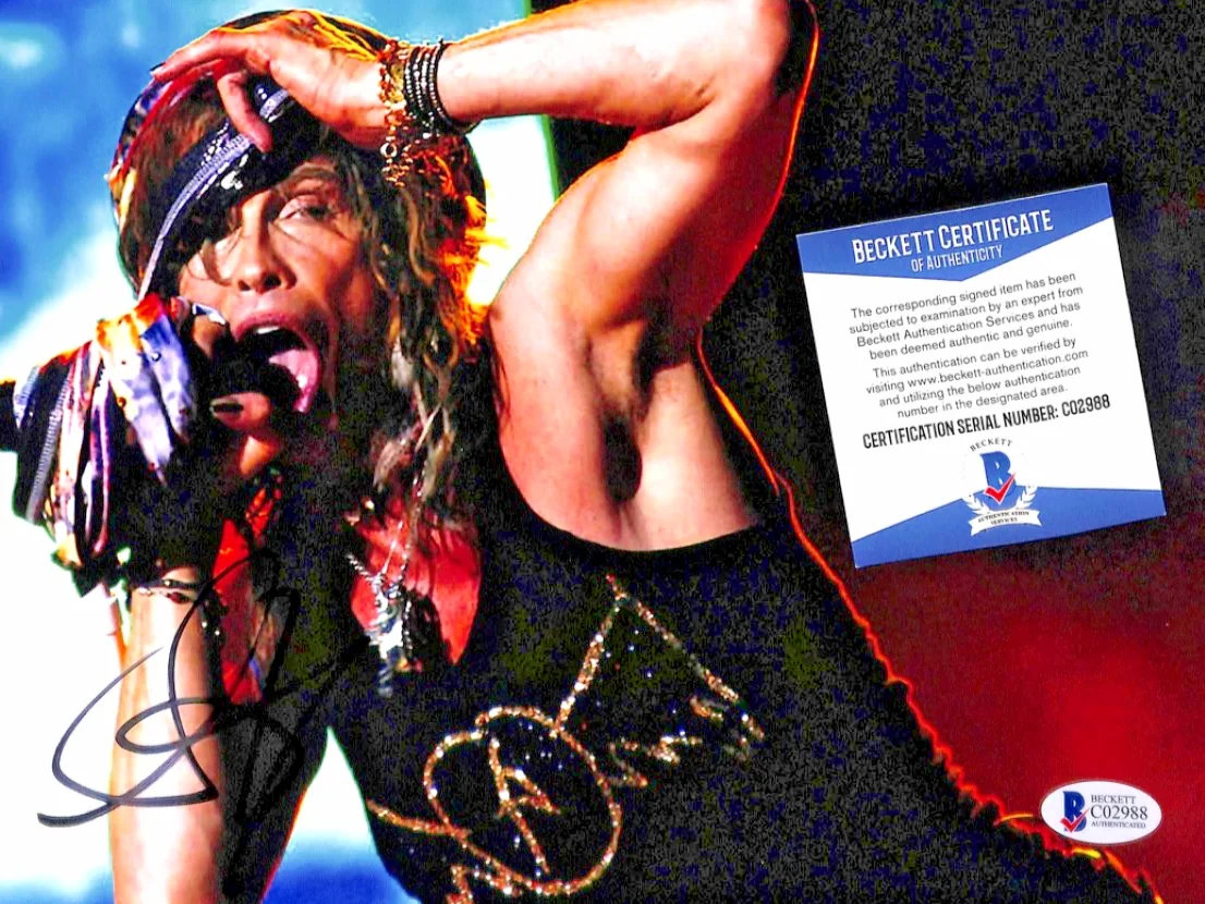 Signed Aerosmith Steven Tyler 11x14 Autographed Photo DREAM ON Auto BAS Beckett, image 2