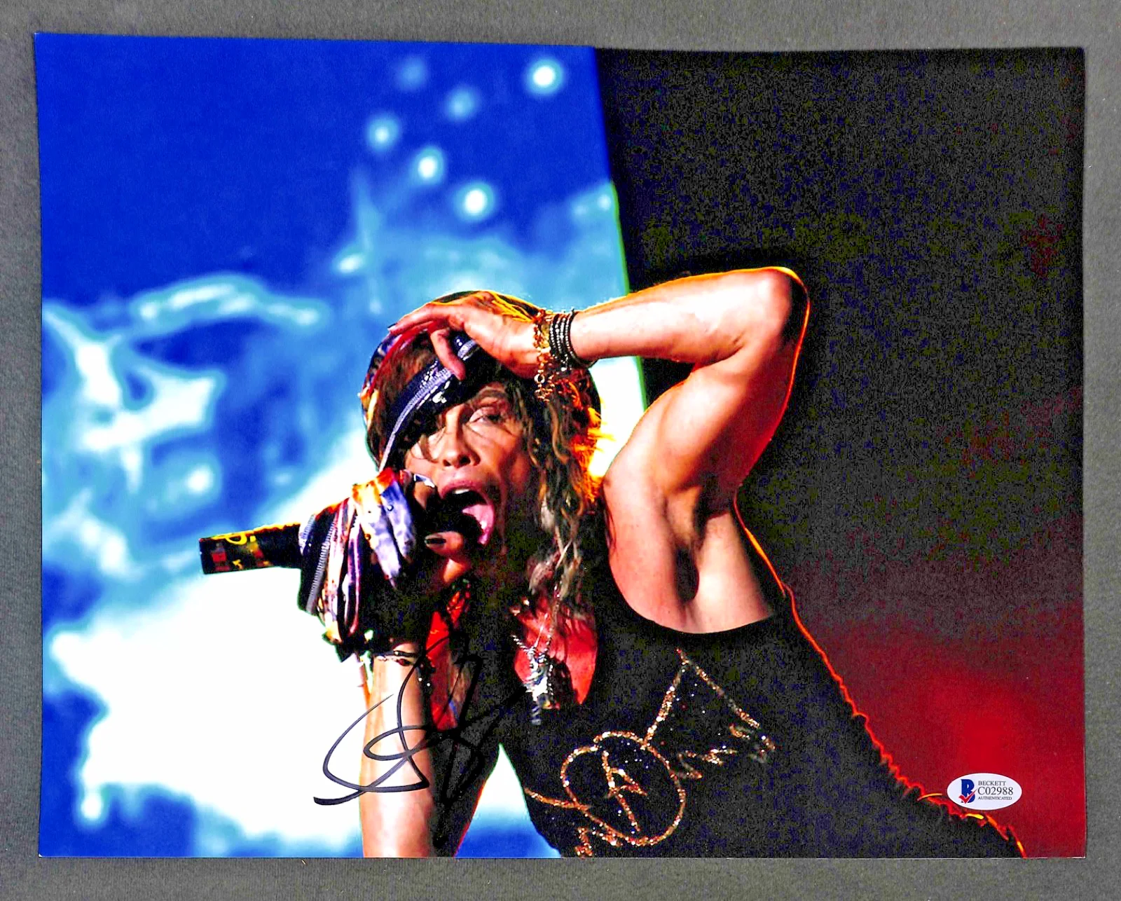 Signed Aerosmith Steven Tyler 11x14 Autographed Photo DREAM ON Auto BAS Beckett, image 3