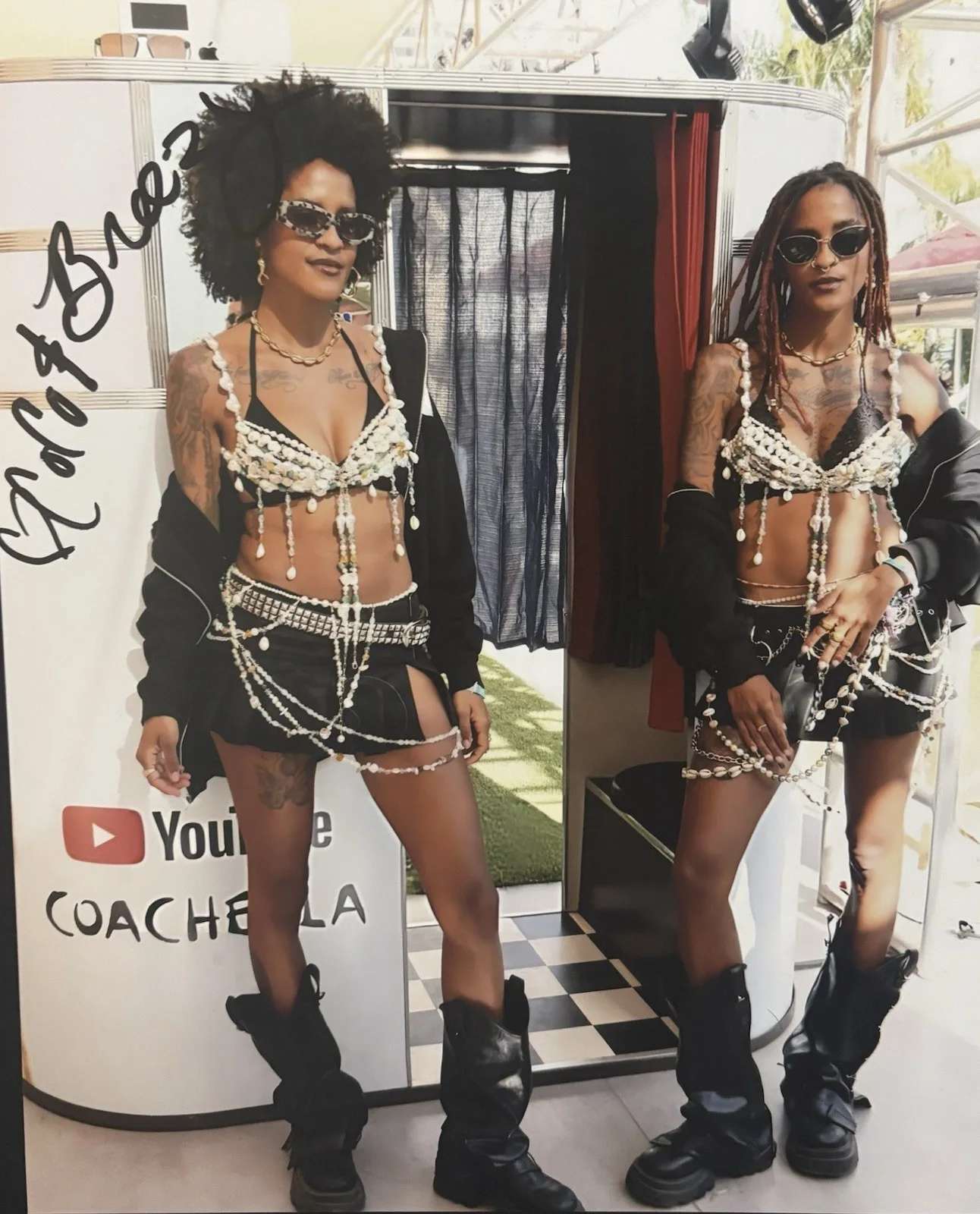 Coco & Breezy — COCO & BREEZY signed 8x10 Photo! One Of The Best DJ DUO! Twin Sisters W/COA