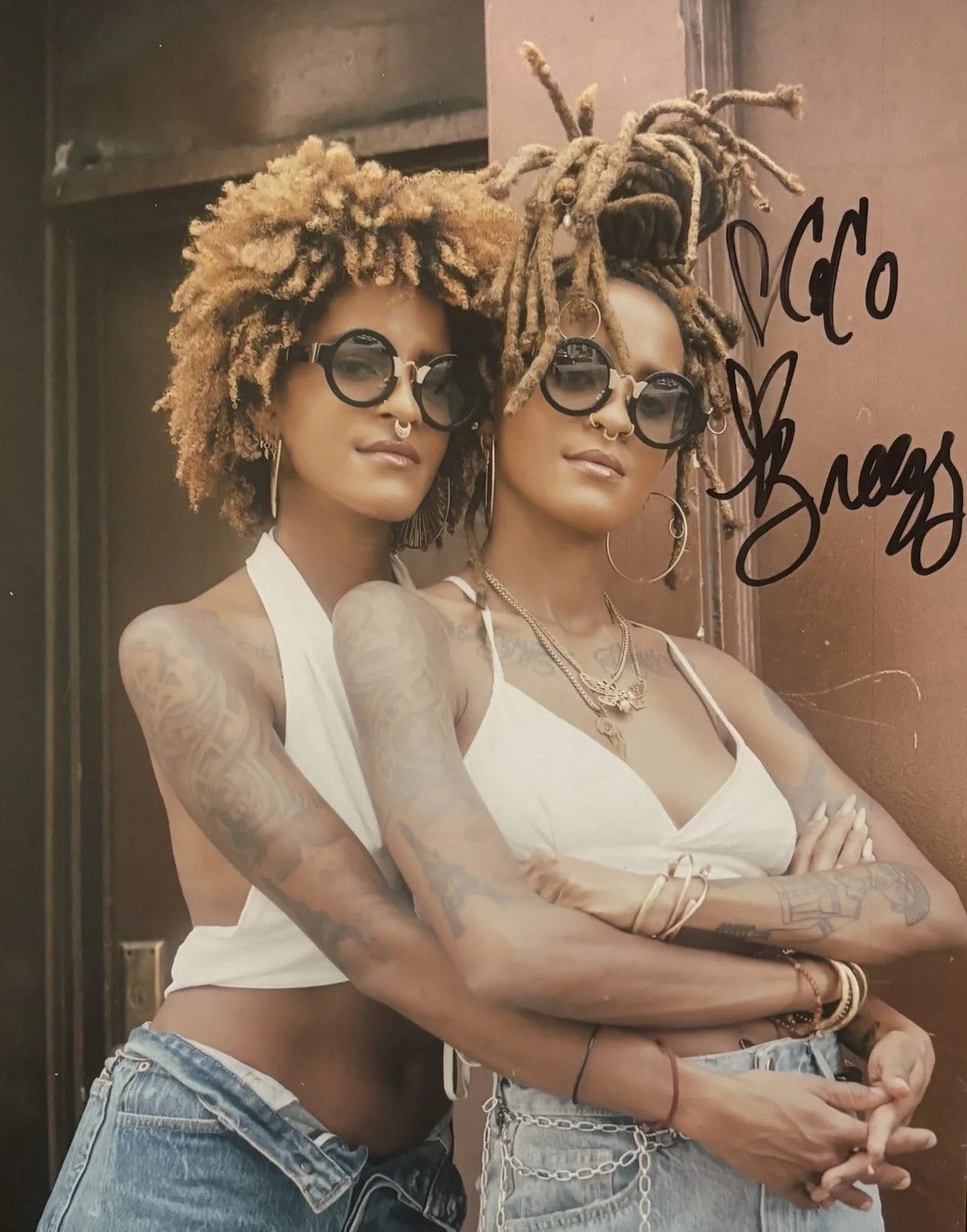 Coco & Breezy — COCO & BREEZY signed 8x10 Photo! One Of The Best DJ DUO! Twin Sisters W/COA