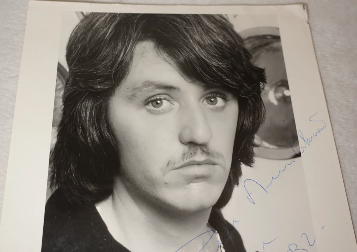 Marc Cerrone SIGNED Disco Electronic Cotillion Records Vintage Promotional Photo, image 2