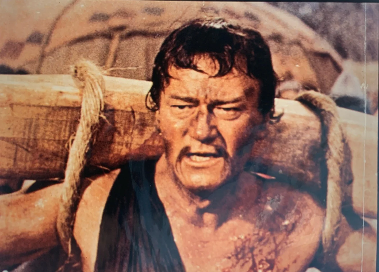 THE CONQUEROR John Wayne 1956 2.5 x 2 Inch Transparencies x2, image 2