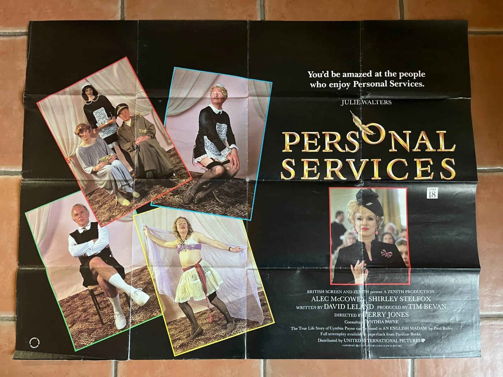 Original Movie Poster, Circa 1980's. [ PERSONAL SERVICES ], image 2