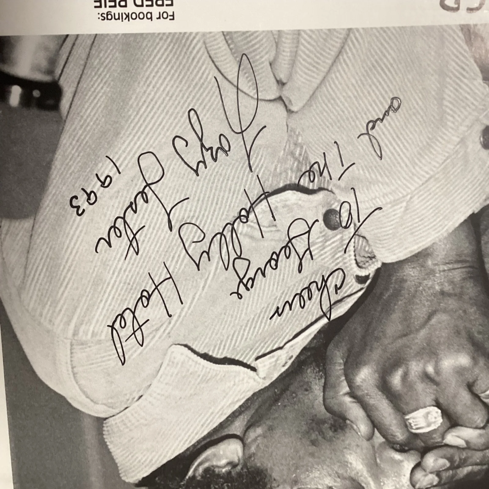 LAZY LESTER Autographed Promo Photo Signed 8x10 Harmonica Legend, image 3