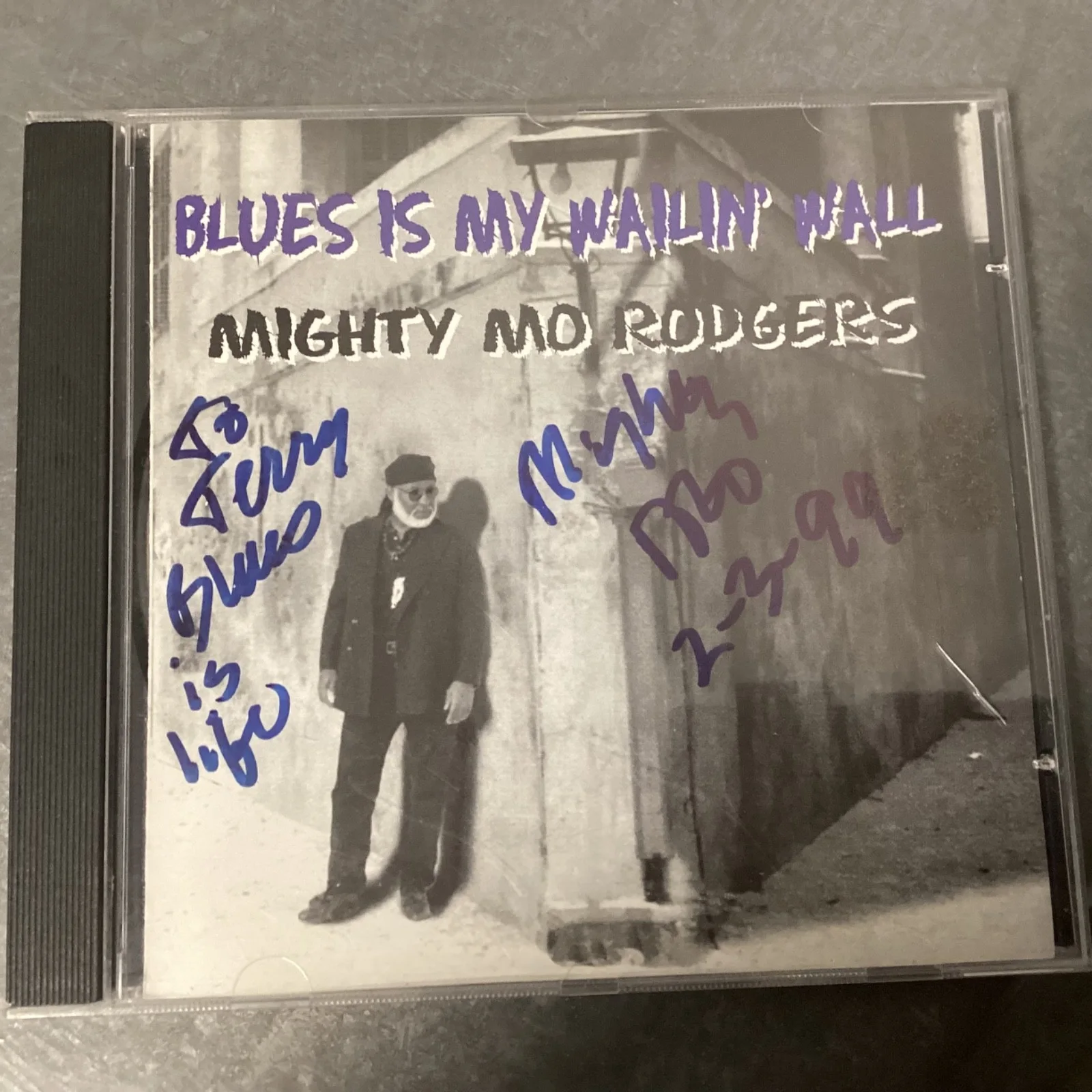 MIGHTY MO RODGERS Autographed Blues CD Signed Blues Is My Wailin’ Wall, изображение 3