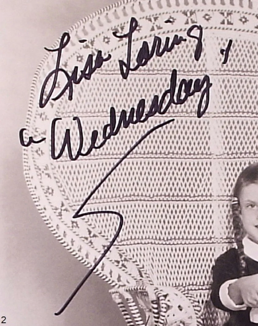 Lisa Loring — Lisa Loring Wednesday Addams Signed 8 X 10 Photo Addams Family W/COA, изображение 2