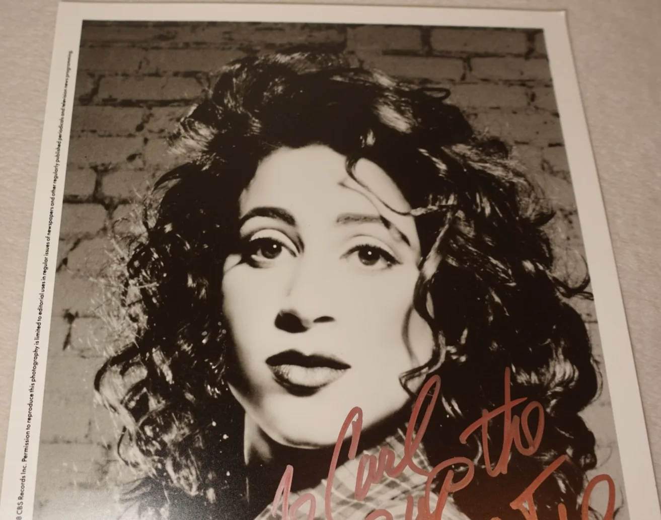 Kate Gengo SIGNED 1988 CBS Pop Dance Original Promotional Photo, изображение 2