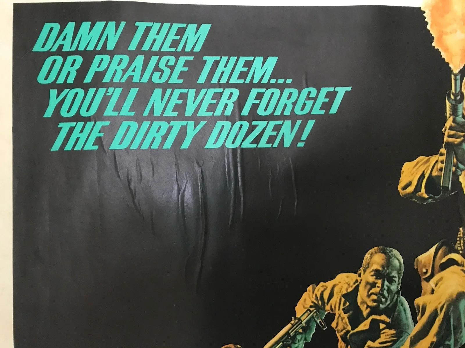 The Dirty Dozen (MGM, 1967). Original British Quad (30” x 40”). Linenbacked., изображение 2