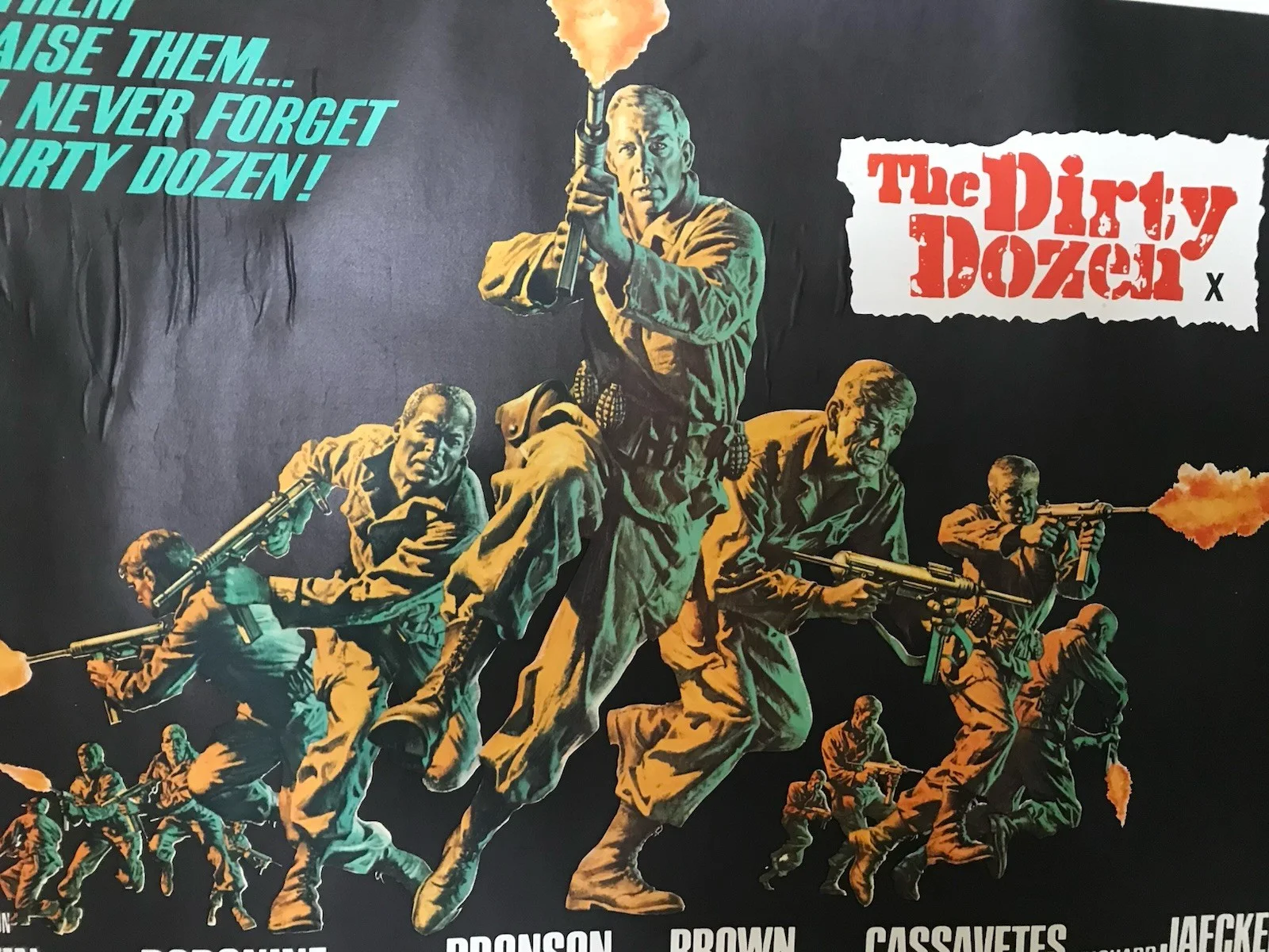The Dirty Dozen (MGM, 1967). Original British Quad (30” x 40”). Linenbacked., изображение 4